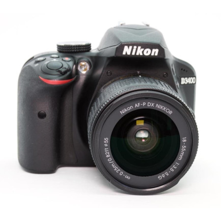 Nikon D3400 + AF-P DX Nikkor 18-55mm f3.5-5-6G con 5.900 disparos
