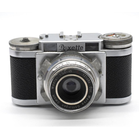 Braun Paxette II + Werke Göttingen Westar 45mm F2,8 – Montura M39