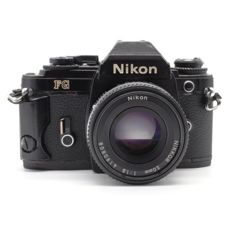 Nikon FG negro + Nikkor 50mm F1,8