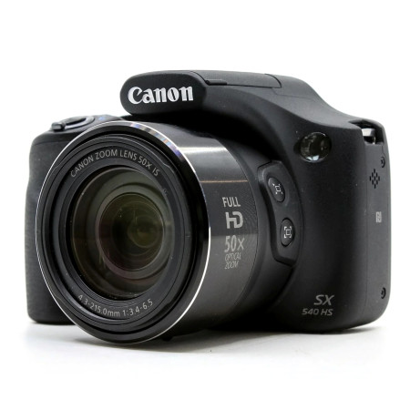 Canon PowerShot SX540 HS negro - Cámara digital de 20.3Mp - Zoom 50X, NFC, Wifi