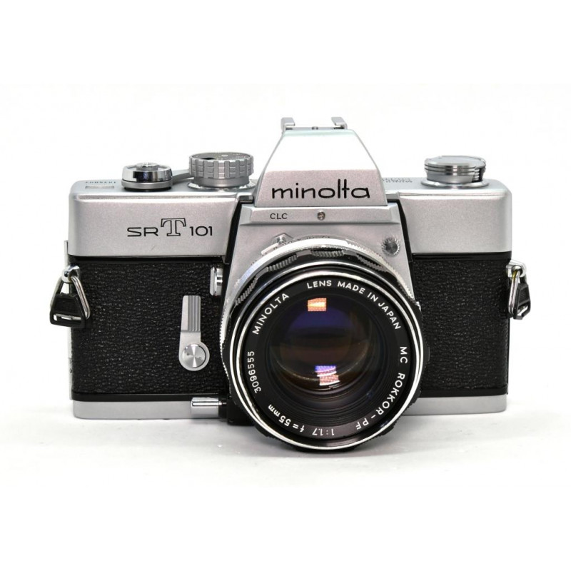 minolta SRT101 MC ROKKOR-PF 55mm f1.7～ - フィルムカメラ